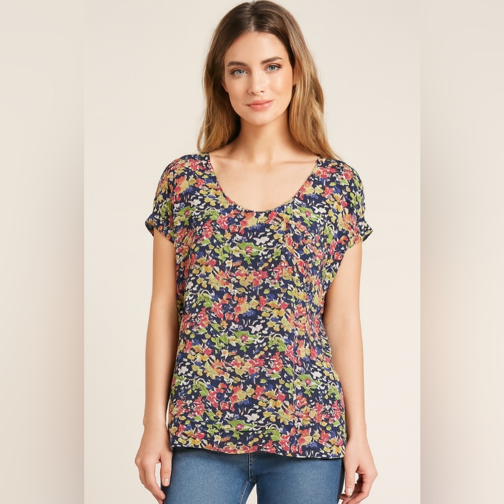 Sanctuary Silk Top, Size Medium